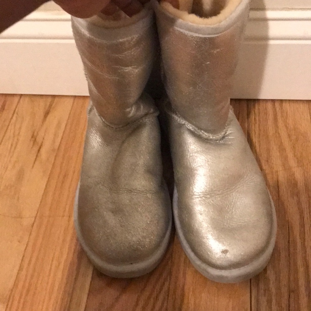 Metallic Silber Uggs Boots